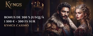 Le bonus de bienvenue de kyngs casino