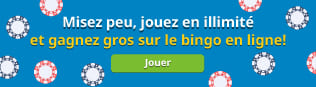 Misez PEU, jouez en ILLIMITE et gagner GROS sur le Bingo en ligne !