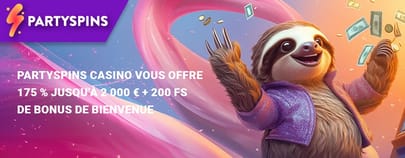 bonus de bienvenue de PartySpins Casino
