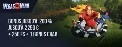 Bonus exclusif de Vegas Hero Casino