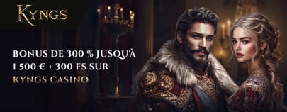 Bonus de bienvenue Kyngs Casino