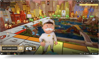 Les bonus du Monopoly Live