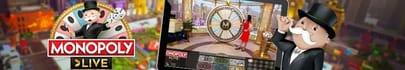 La version tablette de Monopoly Casino Live