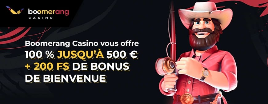L offre de bienvenue de boomerang casino