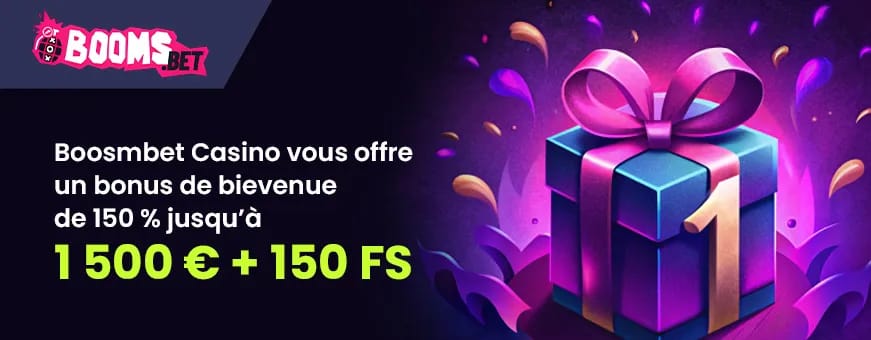 L offre de bienvenue de boomsbet casino