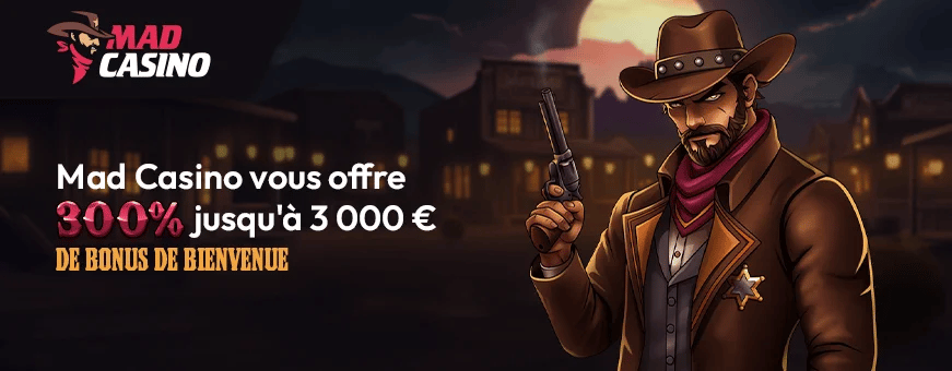 L offre de bienvenue de mad casino