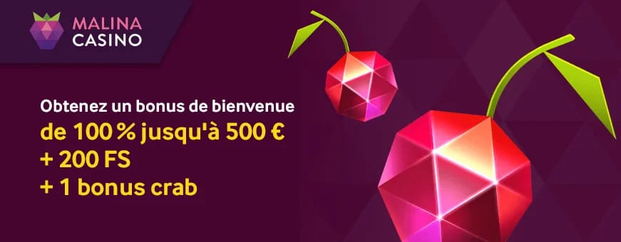 L offre de bienvenue de malina casino