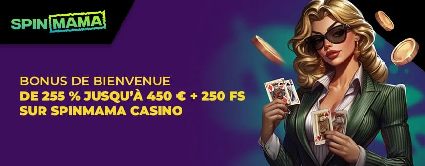 L offre de bienvenue de spinmama casino